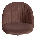 Кресло MELODY, флок, коричневый, 6 | изображение 5