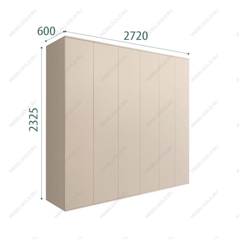 Шкаф 5-ти дверный Bogemia Air (Ваниль) БМШ2/5(0)