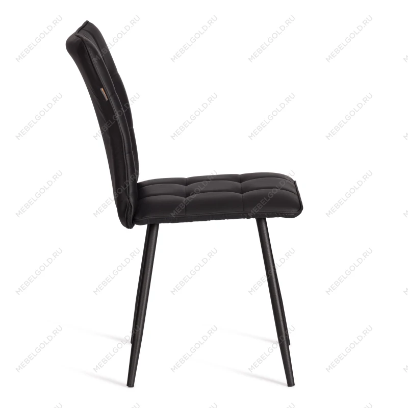 Стул обеденный Bari, LT, экокожа, черная, 41х55х89 см | изображение 1