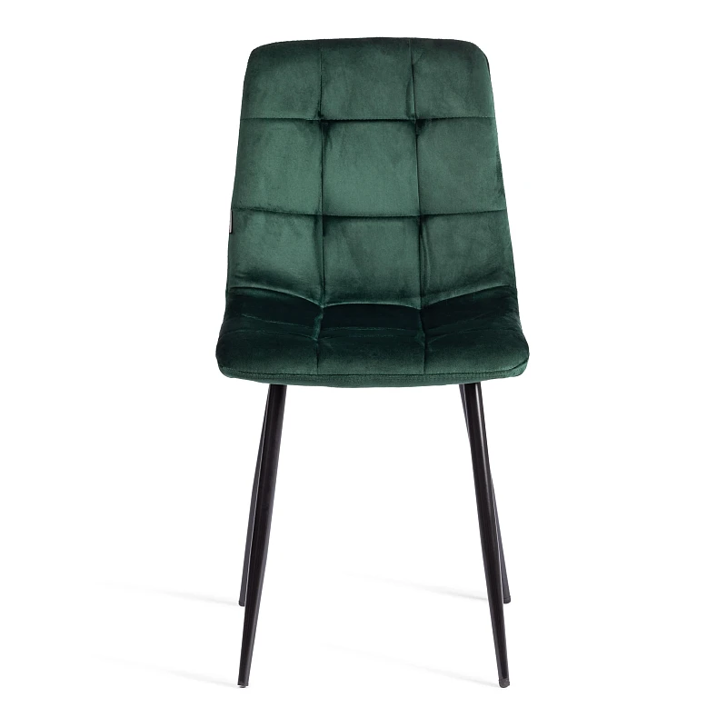 Стул CHILLY (mod. JSC-220), Велюр/металл, 44,5х52,5х88 см, dark green (темно-зеленый) HLR57 / черный | изображение 4