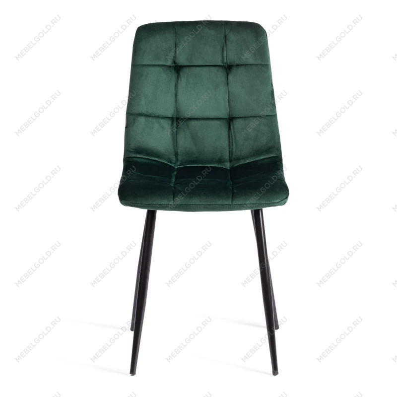 Стул CHILLY (mod. JSC-220), Велюр/металл, 44,5х52,5х88 см, dark green (темно-зеленый) HLR57 / черный | изображение 4