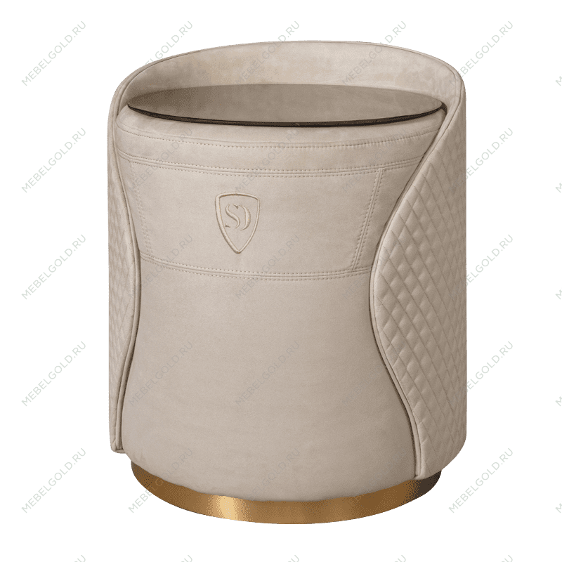 Пуф-тумба Беж (новабук) золото Sweet dreams PS-101