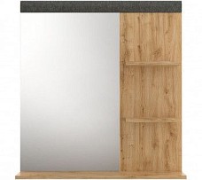 Полка настенная с зеркалом Грейс LUS 80