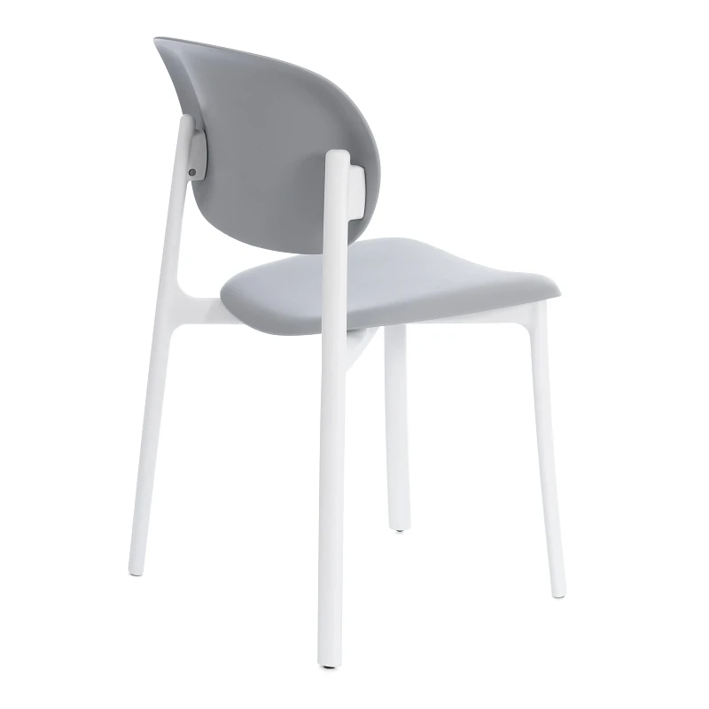 Стул ADORE (mod. XRB-1025), пластик, серый / белый (grey / white), 41 х 53 х 81,5 см | изображение 2