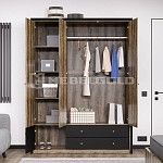 Шкаф 3-створчатый Джаггер 3DG2S Z | изображение 4