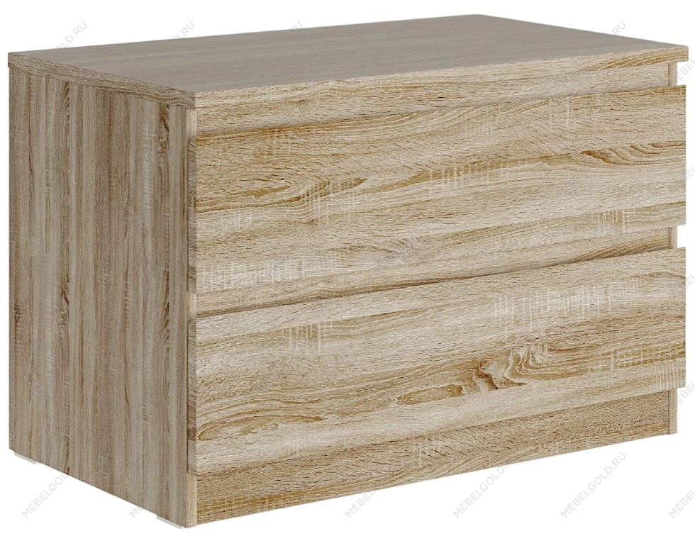 МАЛЬТА комод ИКЕА / IKEA 2 ящика 80х54 сонома