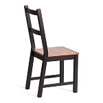 Стул Соната/Sonata chair, массив сосны, 41х50х95 см, антик/чёрный | изображение 2