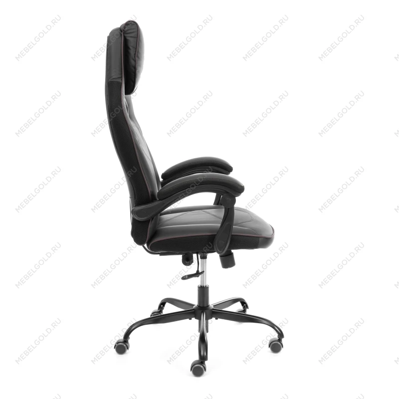 Кресло Arena metalBL, кож/зам, черный/черный карбон, 36-6/карбон черный | изображение 1