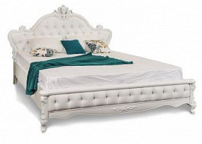 Кровать Мишель 160х200 см с подъёмным механизмом белый матовый