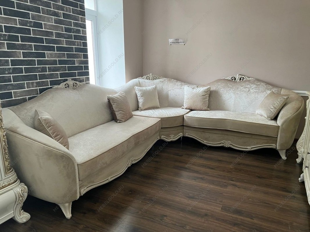 Диван Мокко угловой 3-у-1 бежевый | изображение 1