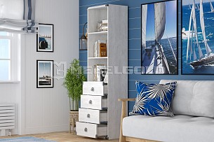 Стеллаж Индиана JREG4SO/50 сосна каньон