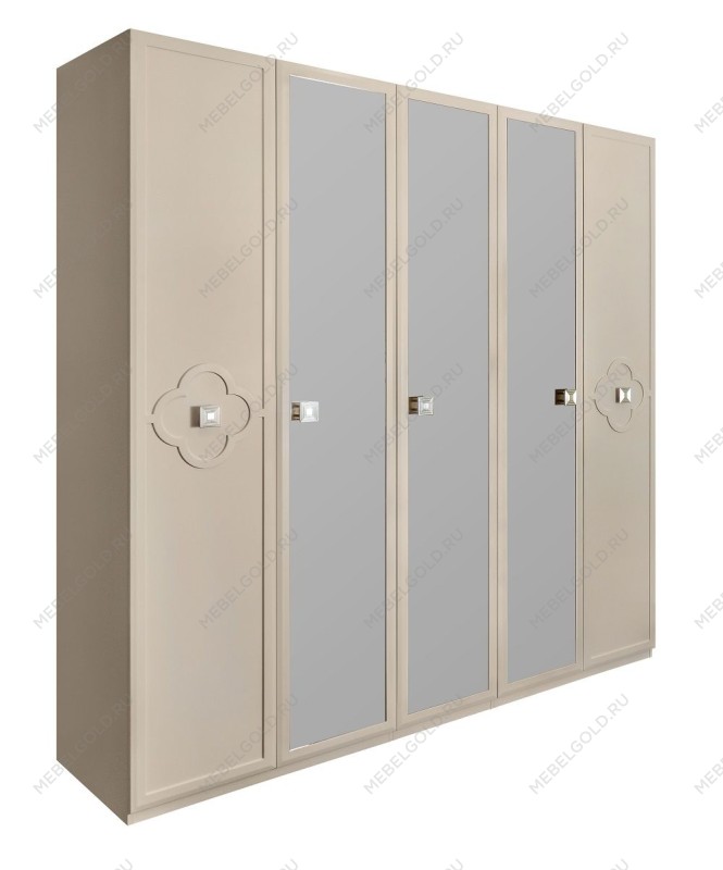 Шкаф Фелисия 5-дверный мокко