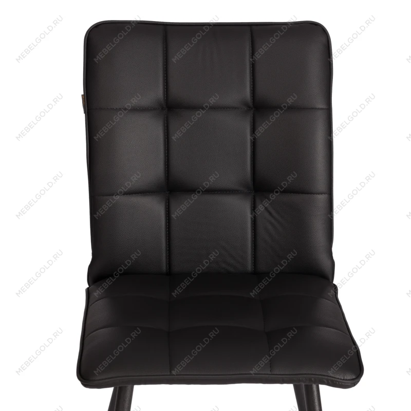 Стул обеденный Bari, LT, экокожа, черная, 41х55х89 см | изображение 5