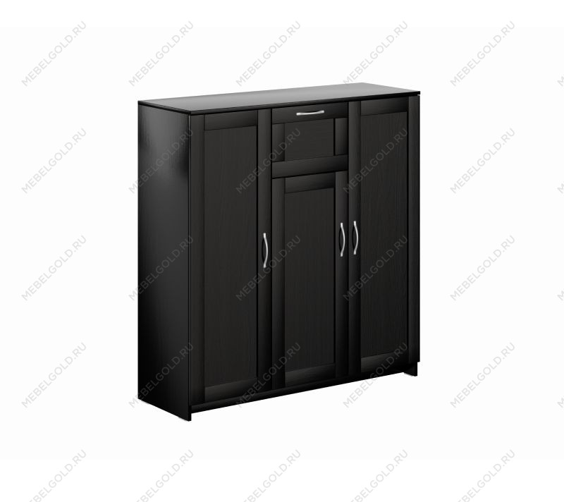 БРИМНЭС / СИРИУС тумба ИКЕА / IKEA 3 двери и 1 ящик 117х123 Дуб Венге | изображение 3