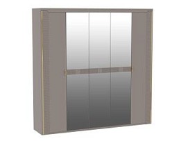 Шкаф 5 дверный, Сиде (2312*523*2304) Мокко, 12612