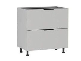 Стол с ящиками СЯ-2-80, Ватель (800*523*820) Экокожа Белый, 23923