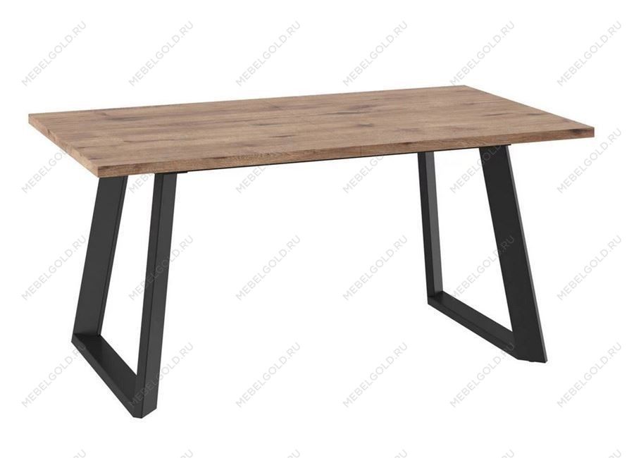 Стол раздвижной Napoli Lux (R)-160 (Дуб велингтон/Чёрный) 160(205)х90