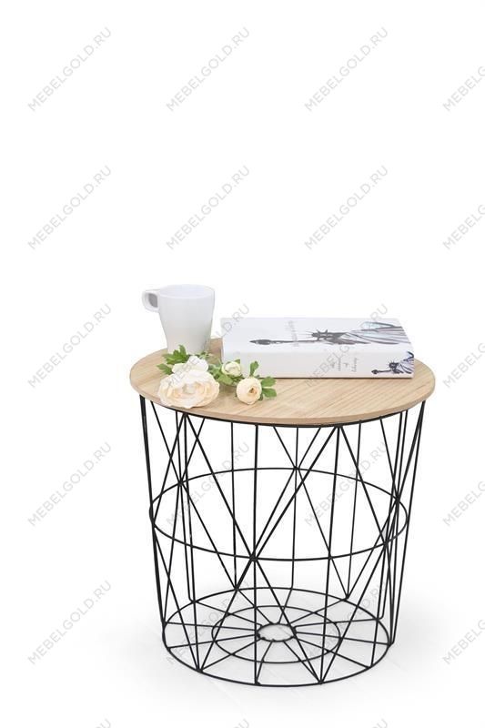 Стол журнальный Halmar MARIFFA (натуральный/черный)