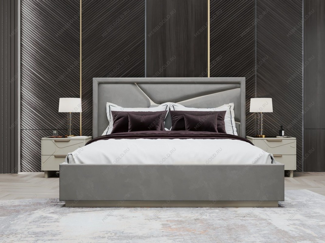 Спальня Лейла 4-дверная светло серый камень | изображение 2