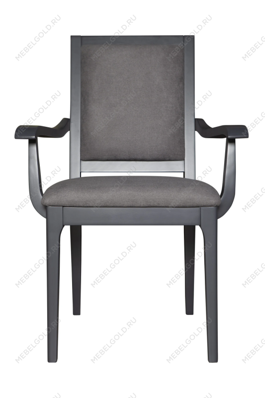 Стул с подлокотниками Сохо, графит