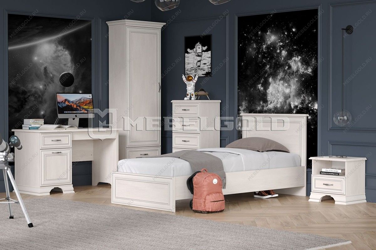 Кровать Тиффани 90 вудлайн кремовый | изображение 3