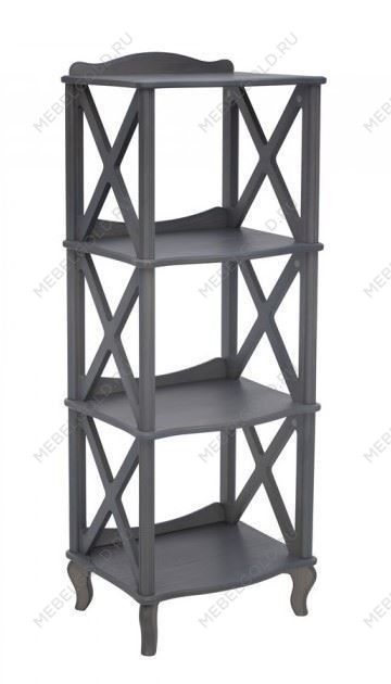 Этажерка-стеллаж Джульетта-3 (серый ясень )