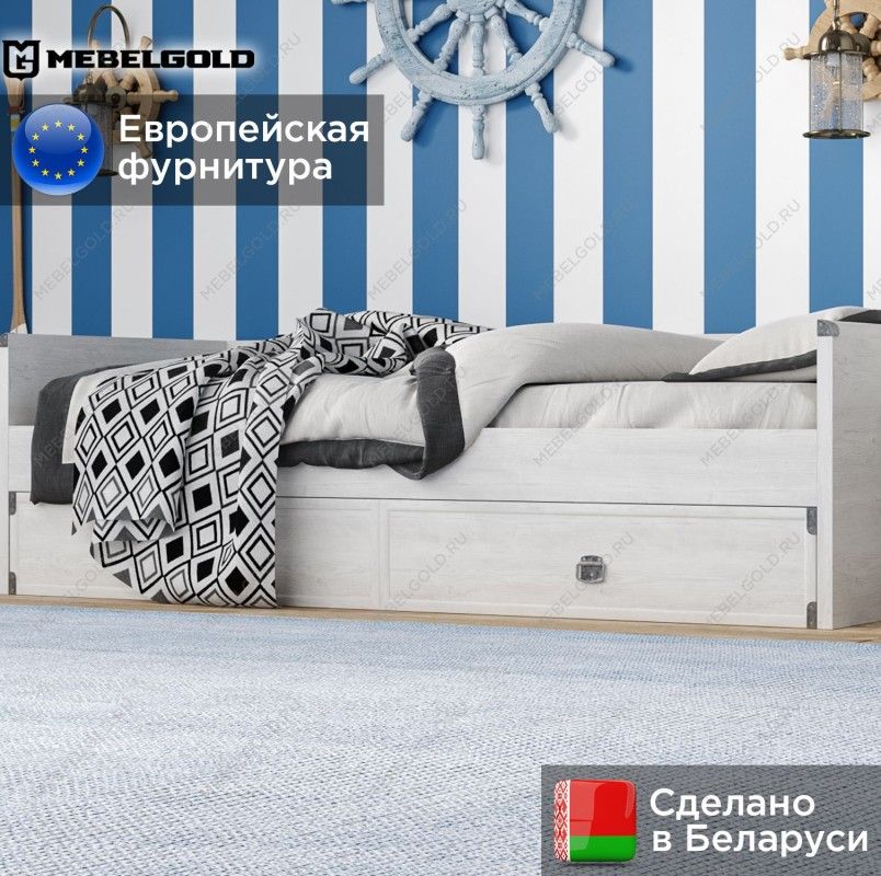 Кровать Индиана JLOZ1S/90 сосна каньон | изображение 1