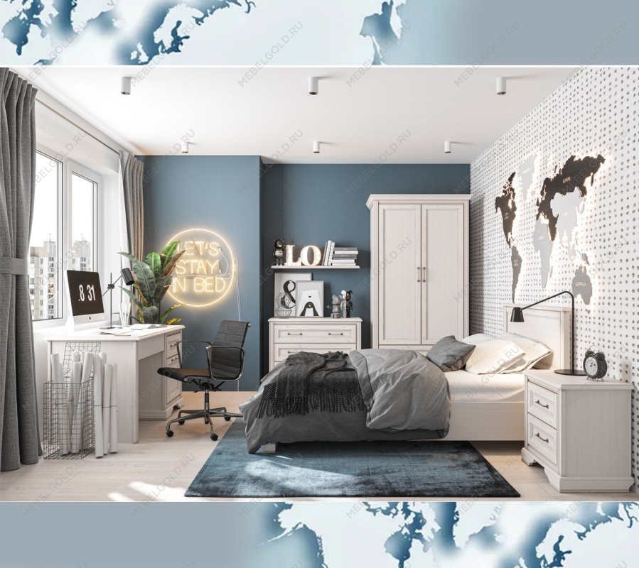 Кровать Стилиус LOZ120х200 (Лиственница сибирская) | изображение 2