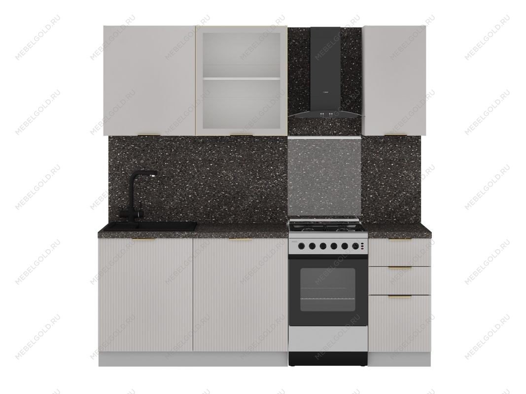 Кухня Монза (возможный вариант комплектации 1)