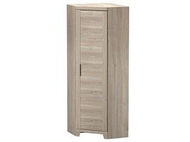 Шкаф для одежды угловой, дверь глухая, Юта (754*754*2100) Дуб Мария