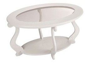 Стол журнальный Виват С (молочный дуб)