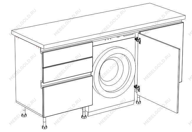 Фальш панель ФС-65, Женева (646*16*680) Дуб Палермо/Зеленый матовый, 21961
