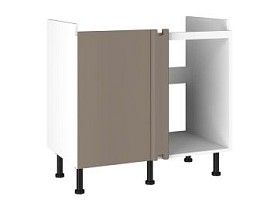 Стол под мойку угловой СМУ-100, Виста (900*534*870) Мокко, 25503