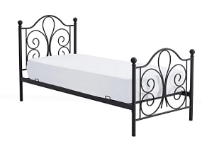 Кровать HALMAR PANAMA (черный) 90/200