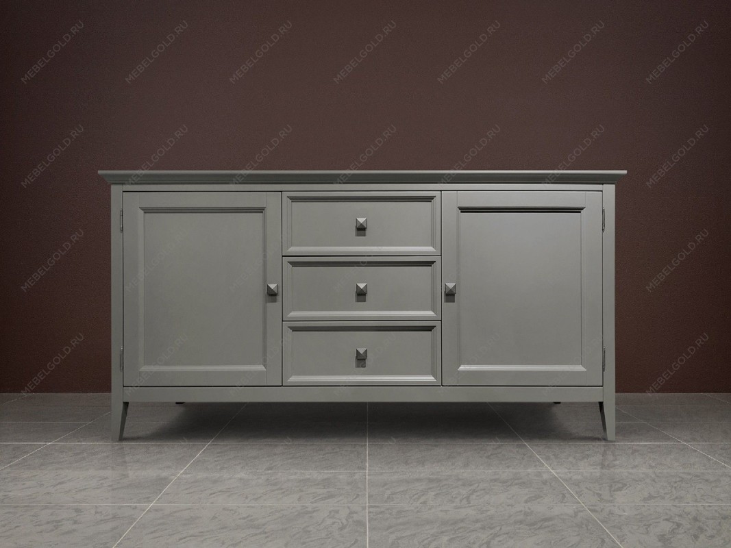 Комод 2 дверки 3 ящика Manhattan (Серый) | изображение 1