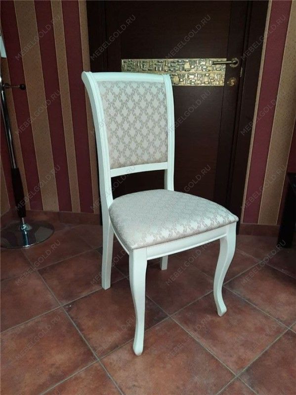 Стул Дионис (эмаль тон 11/ткань Shamberi) слоновая кость | изображение 2