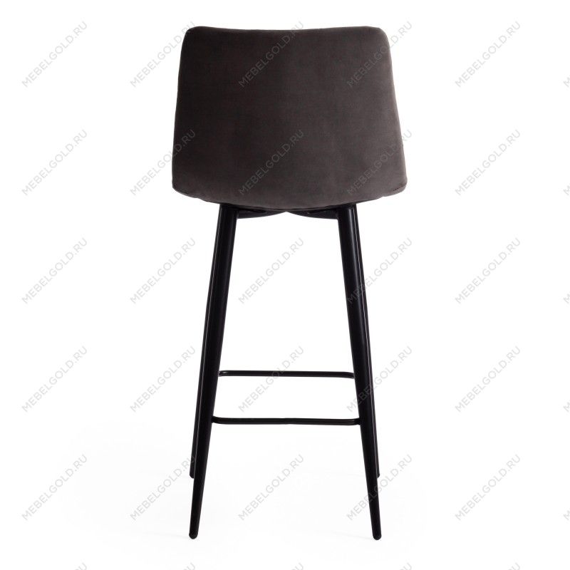 Стул полубарный CHILLY (mod. 7095пб) темно-серый barkhat 14/черный | изображение 3