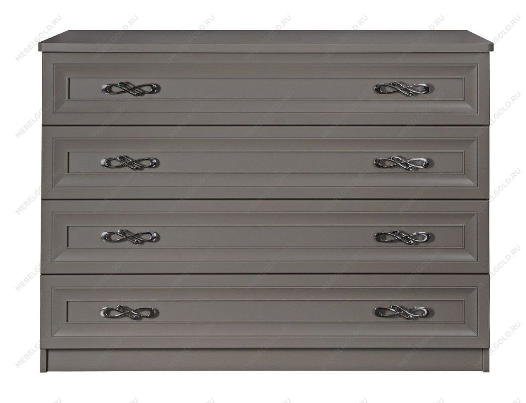 Комод Мишель Лайт 4 ящика серый камень | изображение 1