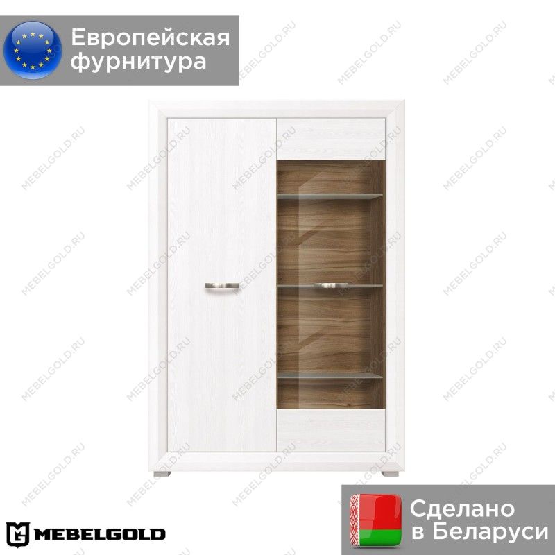 Шкаф с витриной Мальта REG1W1D | изображение 1