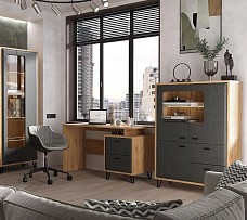 Тумба Грейс KOM2W1D2S с подсветкой