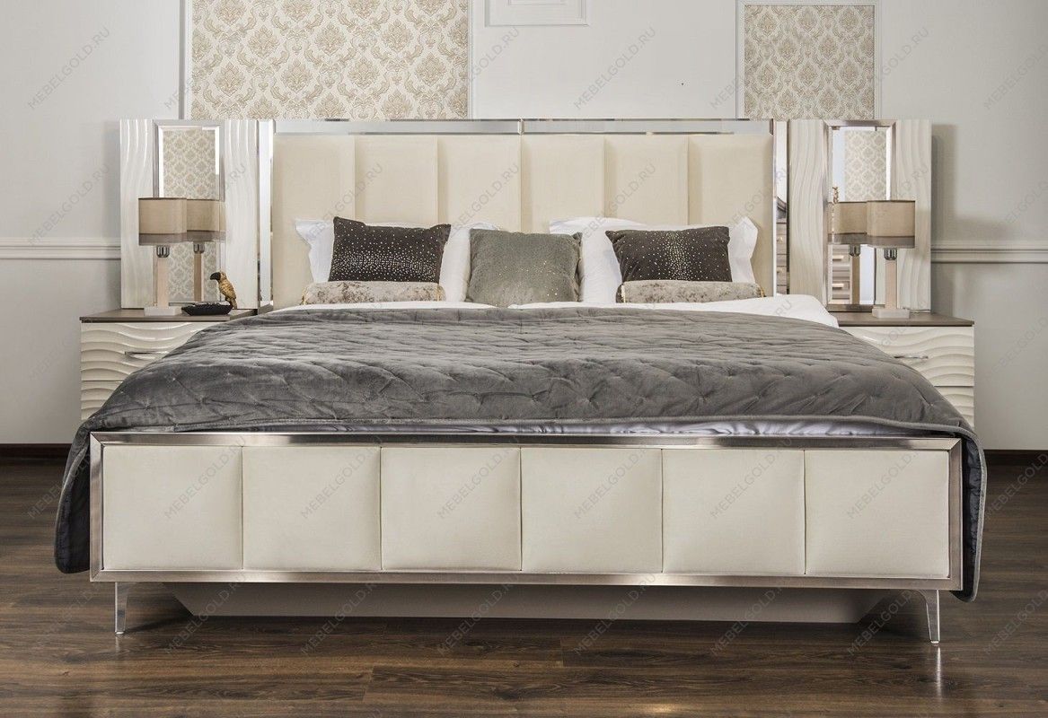 Кровать Гравита 180x200 см белый глянец | изображение 3