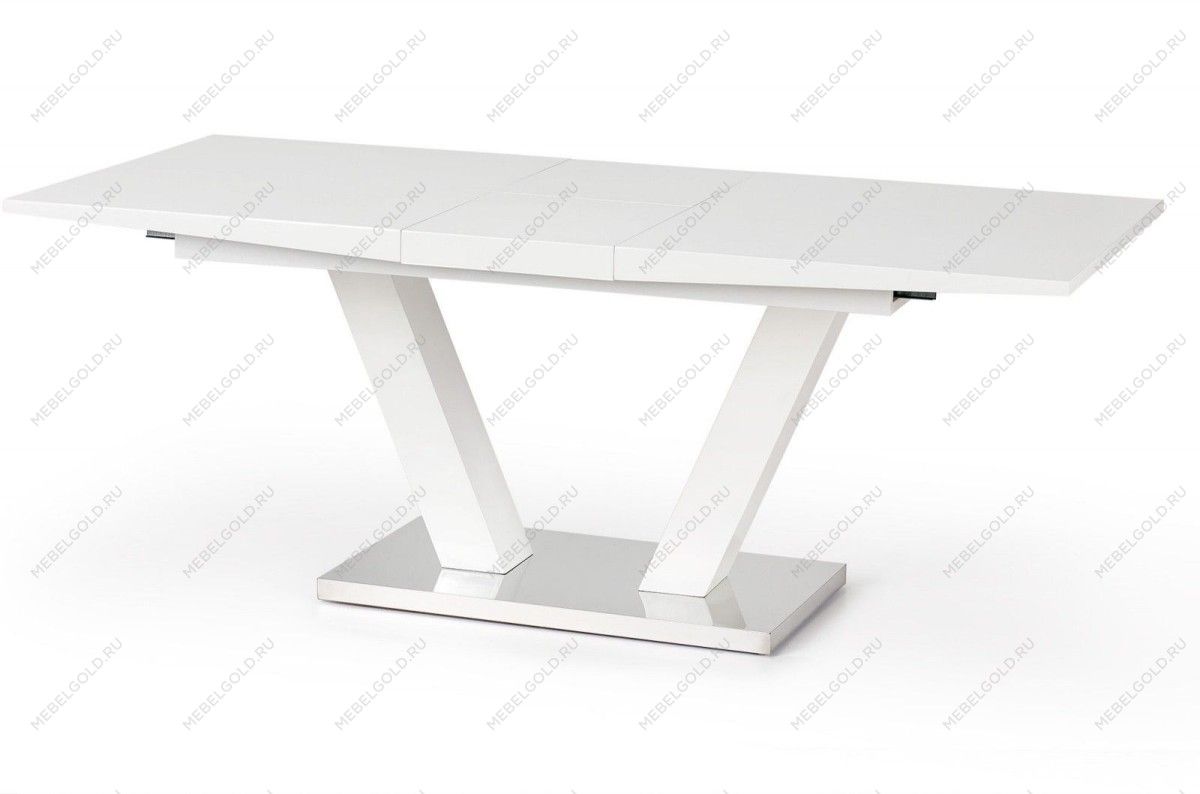 Стол обеденный Halmar VISION, раскладной (белый) | изображение 1