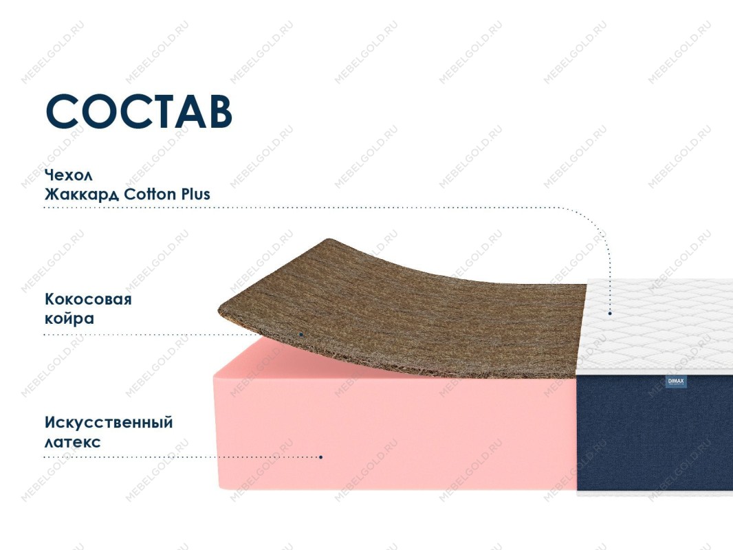 Матрас Практик 29 кокос 200х190 | изображение 1