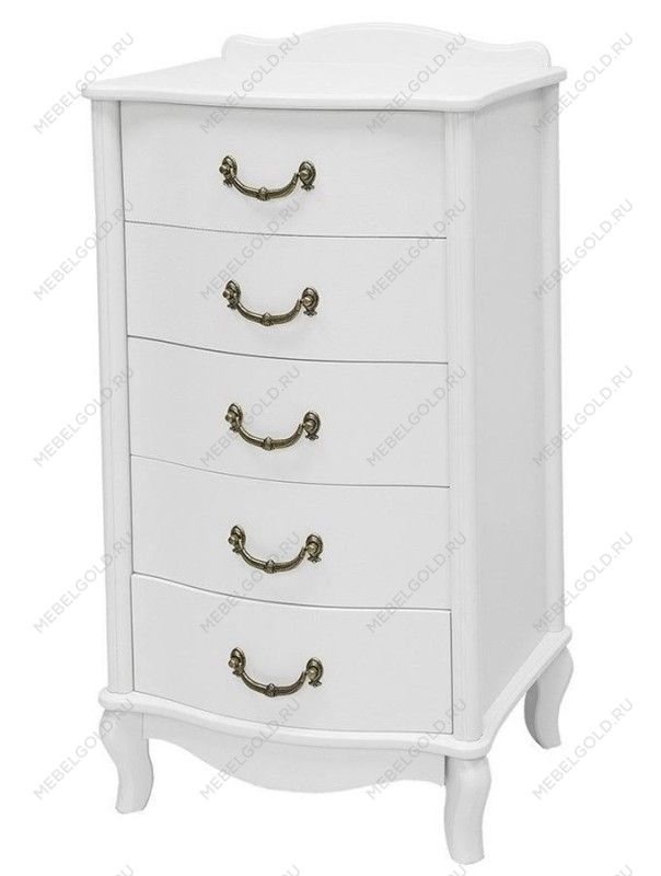 Комод Джульетта узкий 5 ящ.(молочный дуб)