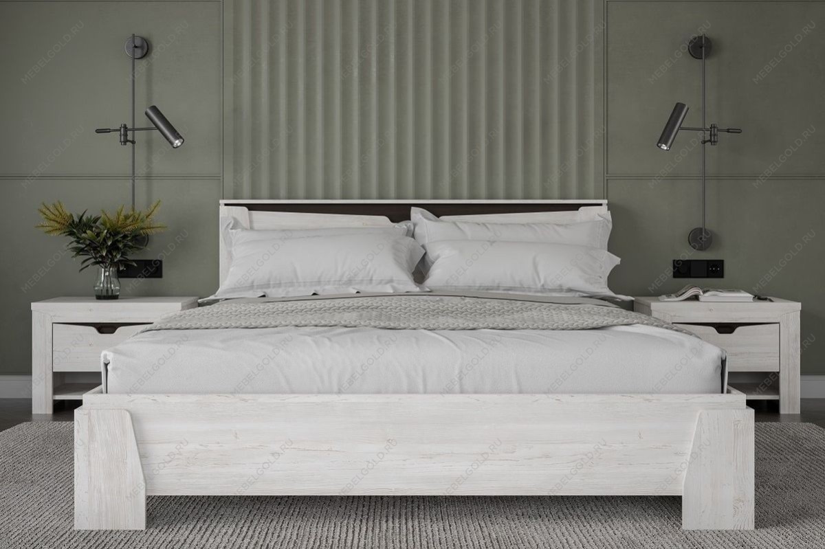 Кровать (каркас) Люкс 1600 Prime, Гарда (1674*2142*876) Дуб Винтерберг, 12406 | изображение 2