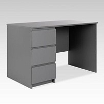 КАСТОР (KULLEN) стол письменный 3 ящика 116х65 серый