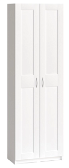 Шкаф МАКС двухдверный узкий, ДСП, цвет белый