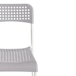 Стул ADDE (mod. C-049), металл/пластик, 39 х 49 х 78 см, Grey(серый)/White(белый) разборный | изображение 5