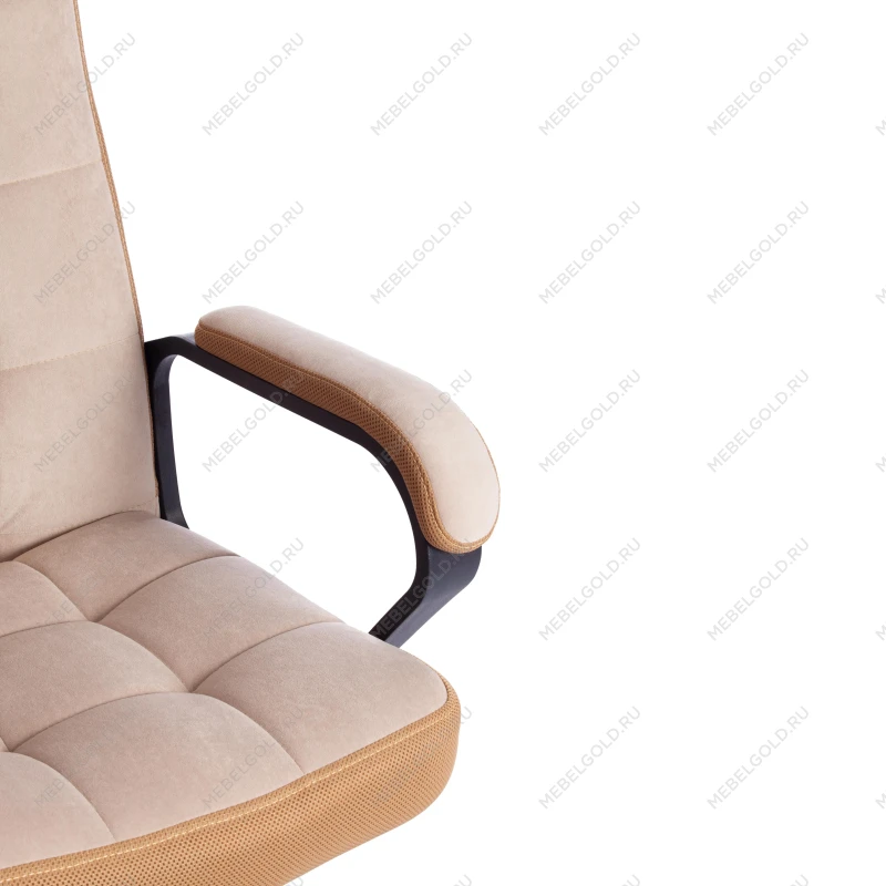 Кресло TRENDY (22), флок/ткань, бежевый/бронза, 7/TW-21 | изображение 8