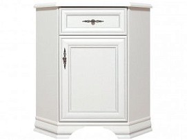 Тумба Кентаки KOMN1D1S/P угловая белый